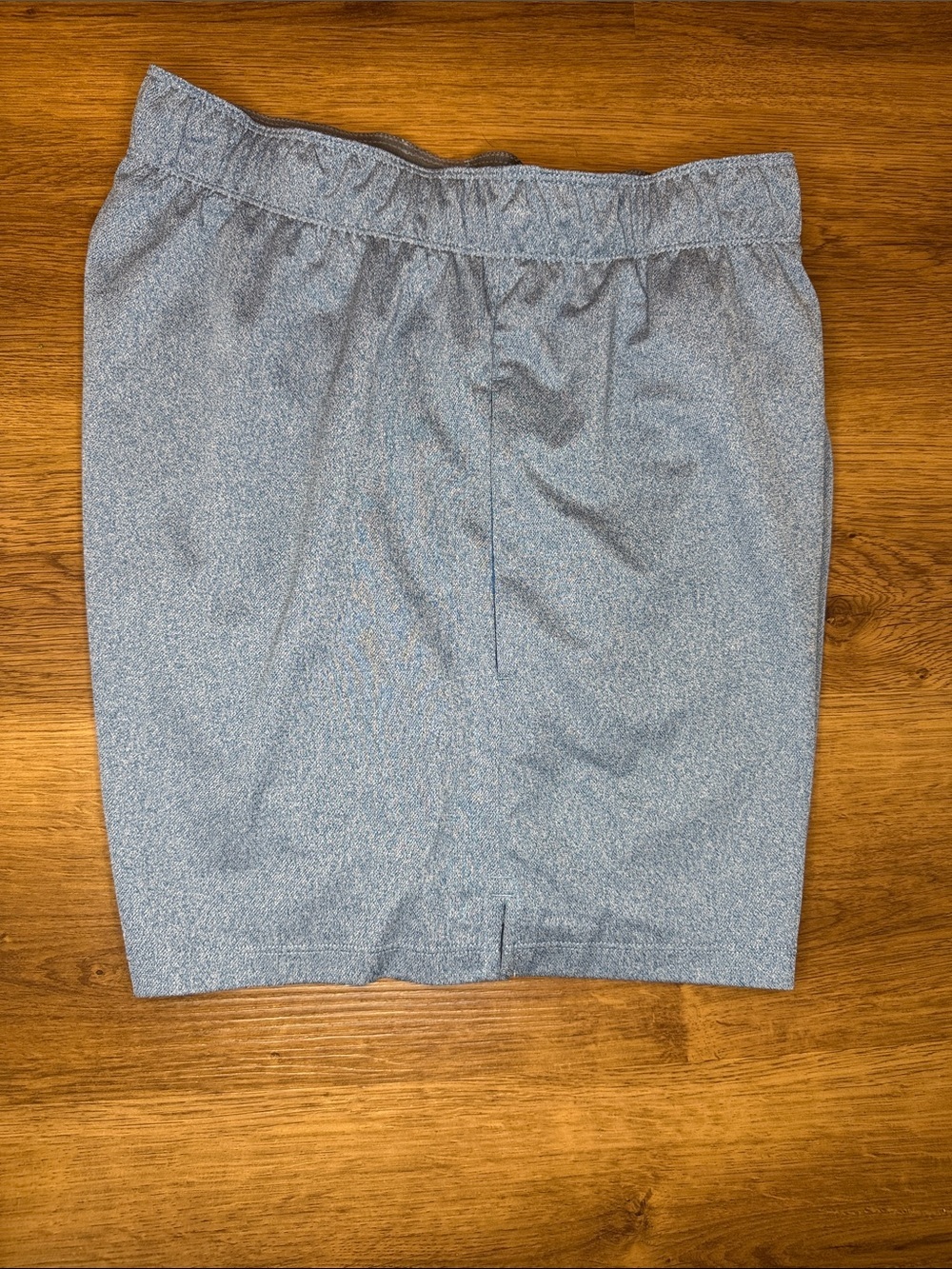 Nike Light Blue Athletic Shorts with White Swoosh - Picture 5 of 9
